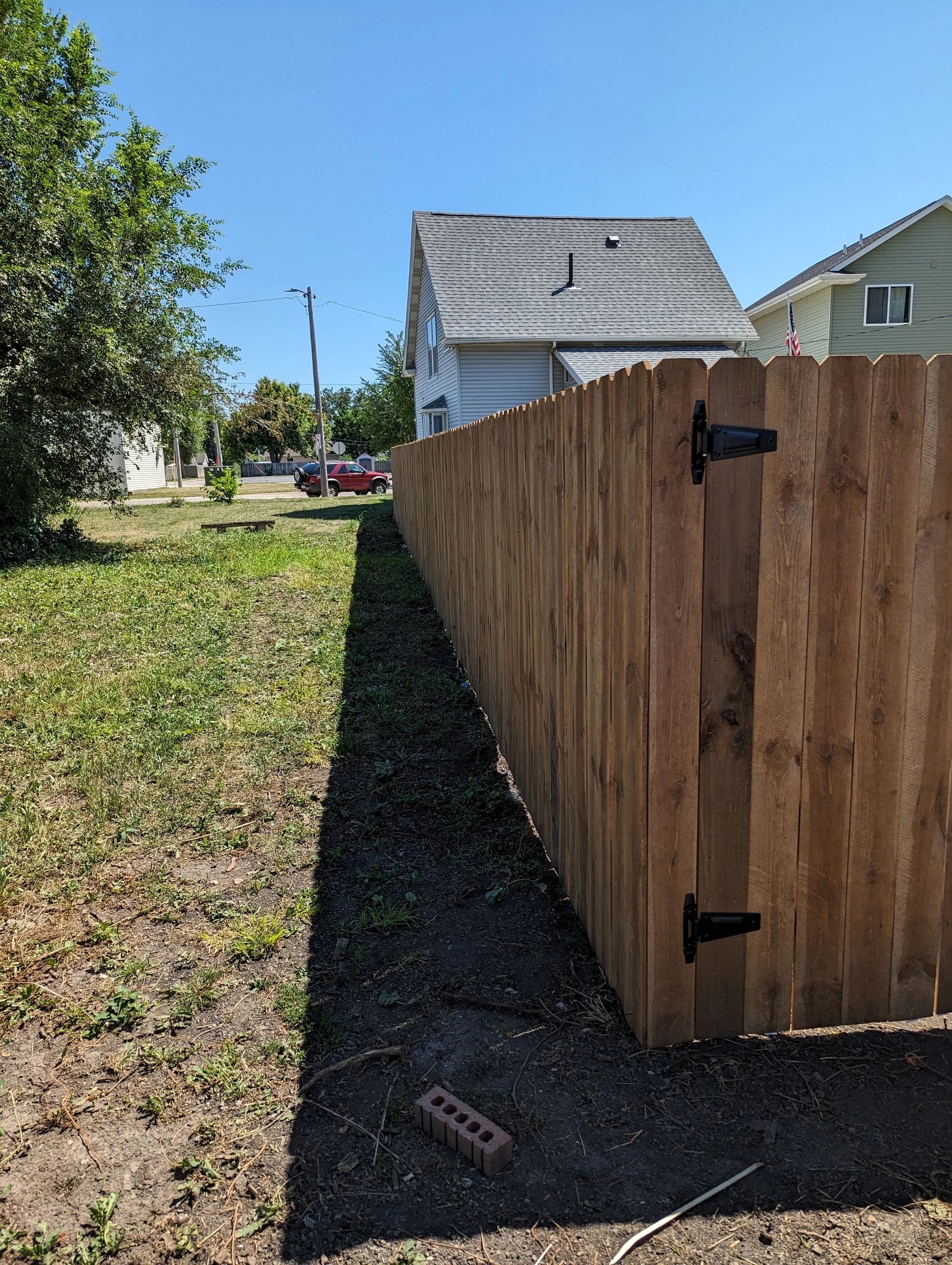 CRW Industries fence installation project