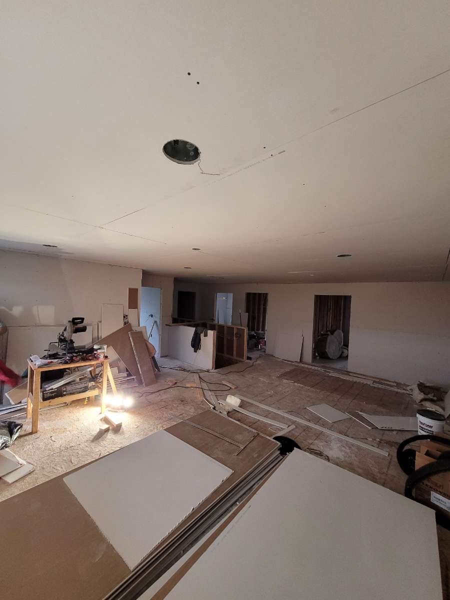 Interior renovation — active job site
